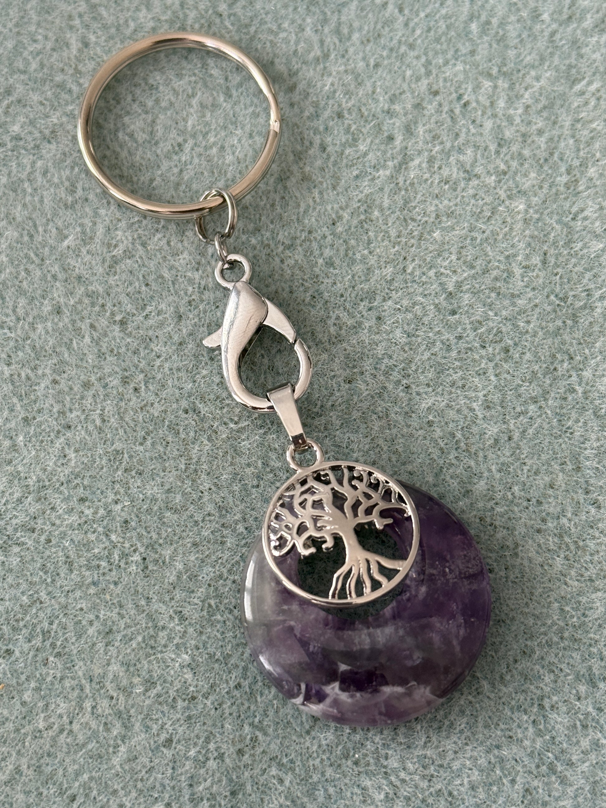 Gemstone Tree Of Life Keyrings